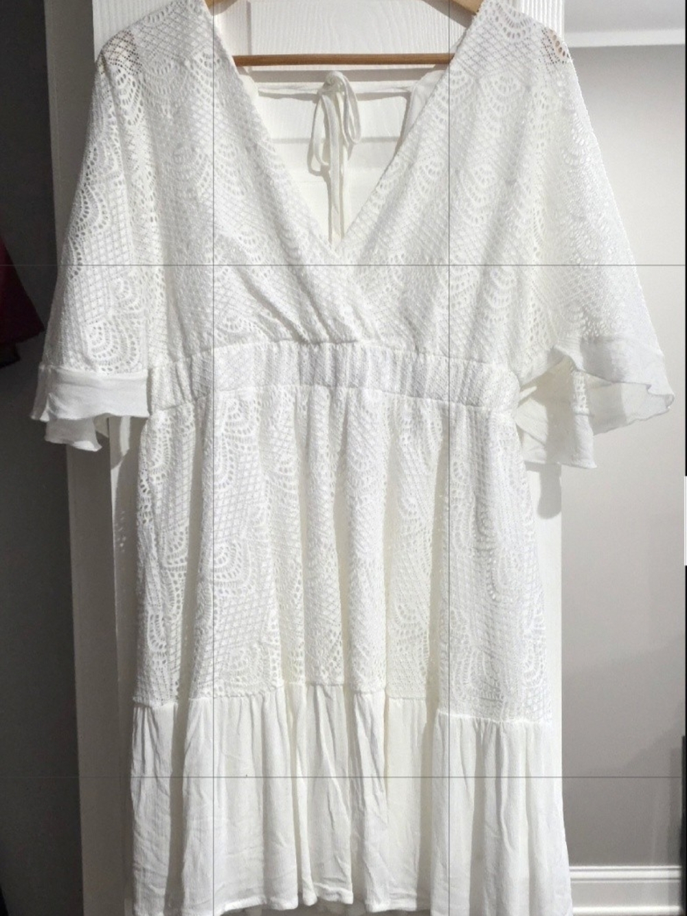 SHEIN White Lace Dress